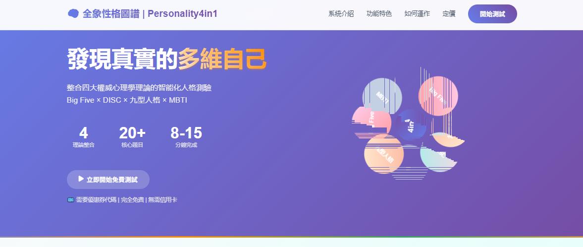 Personality4in1 Unified Psychometric Intelligence Engine